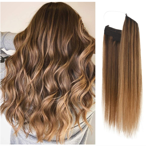 【Any 3 for 2】Highlight or Balayage Halo Hair Extensions/ Hair Weft