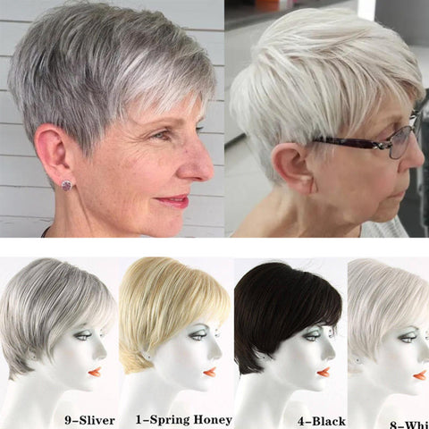 Nice Short Wiglets Hair Pieces for Women with Thinning and Fine Hair【BUY 2 GET 1 FREE 】