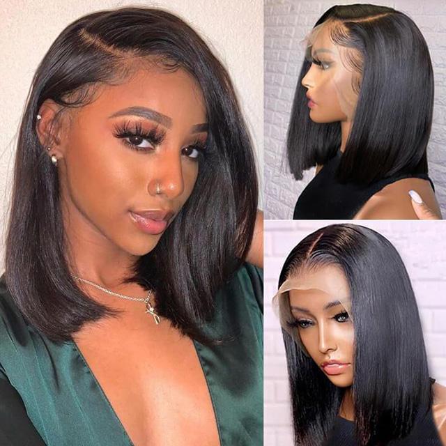 Straight Lace Part Natural Wigs