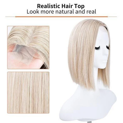 【BUY 2 GET 1 FREE 】New In Straight Remy Human Hair Topper